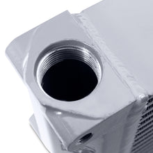 Load image into Gallery viewer, Mishimoto Heavy-Duty 17-Inch Oil Cooler with Same-Side Outlets - Silver