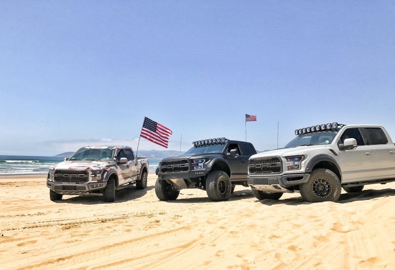 KC HiLiTES 17-18 Ford Raptor Pro6 Gravity LED 9-Light 57-Inch Overhead Light Bar System