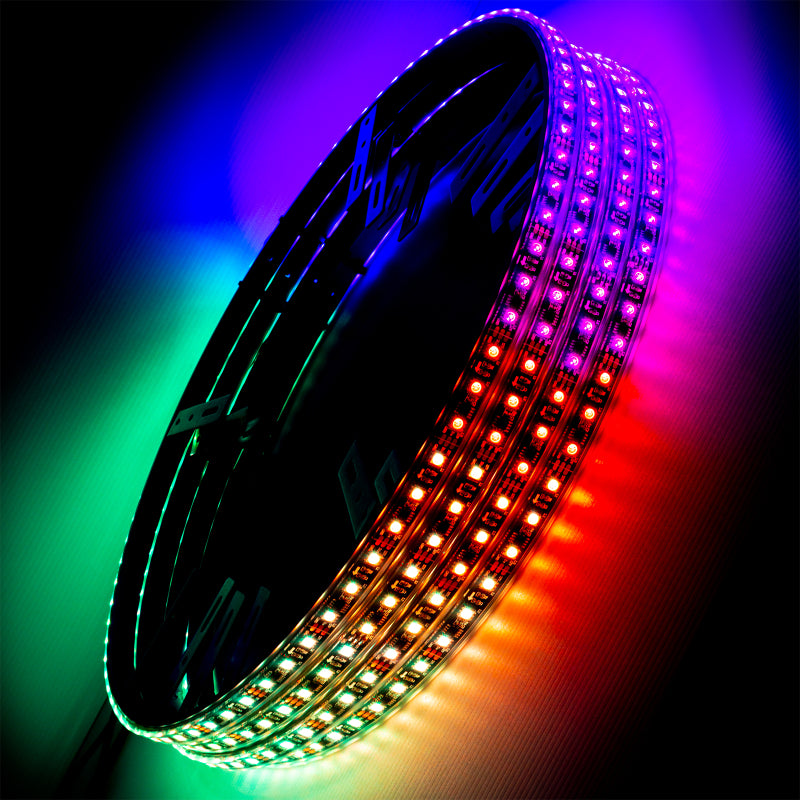 Oracle Lighting LED Illuminated Wheel Rings - ColorSHIFT Dynamic - 16.5-inch Aluminum Rings for Custom Wheels and Brake Rotors