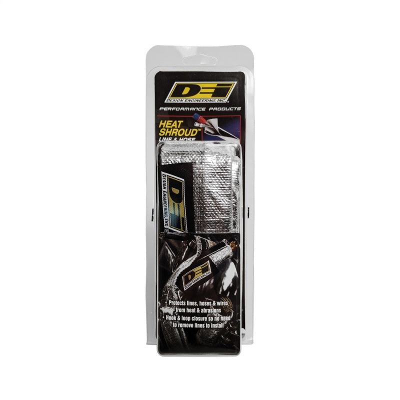 DEI Heat Shroud 2-1/2 inch x 3 ft Aluminum Sleeving with Hook & Loop Closure