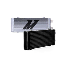 Load image into Gallery viewer, Mishimoto Universal Medium Bar and Plate Dual Pass Black Oil Cooler for Ford Mustang