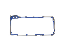 Fel-Pro OS 30693 R Engine Oil Pan Gasket for Chevy Silverado 1500 and Corvette - PermaDry Molded Rubber