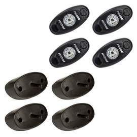Rigid Industries Rock Light Kit - Red LED Underbody Lights for Trucks and Jeeps (Part #rig400213)