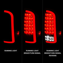 Load image into Gallery viewer, ANZO 05-15 Toyota Tacoma Full LED Tail Lights with Light Bar, Sequential Function, Black Housing, Clear Lens