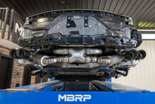 Load image into Gallery viewer, MBRP Armor Pro Series 20-24 Chevrolet Corvette C8 3-Inch Active Cat Back Exhaust with Quad Split Rear Exit and Carbon Fiber Tips