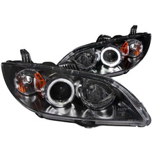Load image into Gallery viewer, ANZO 2004-2008 Mazda 3 Projector Headlights with Halo, Black Housing, CCFL - Pair