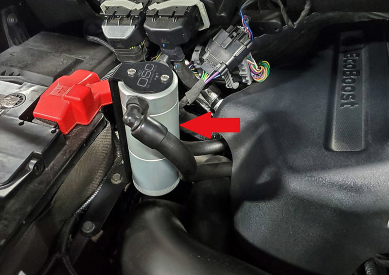 J&L jltEXT-C Oil Separator 3.0 Cannister Extension for Ford F-150