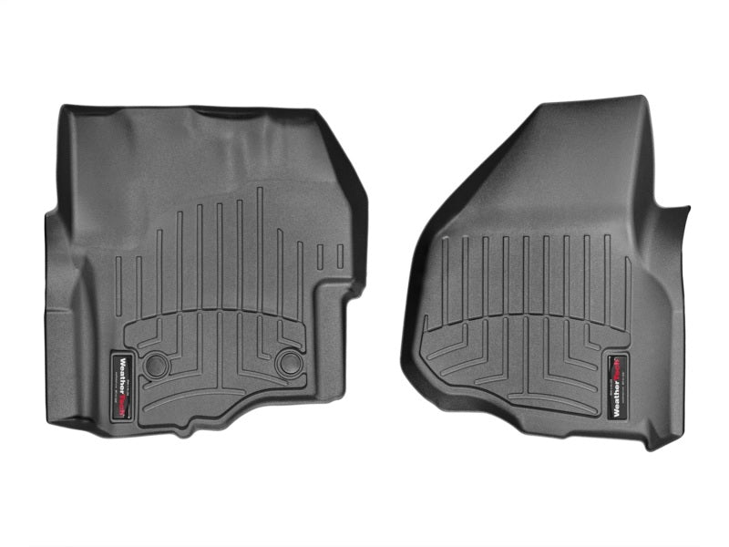 WeatherTech FloorLiner DigitalFit for Ford F-250/350/450/550 SuperCrew * Front Driver Side with LHS Footrest, Black