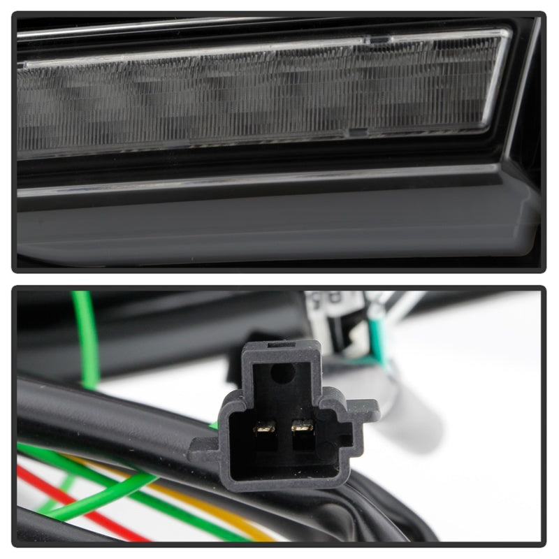 Spyder 08-14 Subaru Impreza WRX Hatchback LED Tail Lights with Sequential Signal and Black Smoke Finish