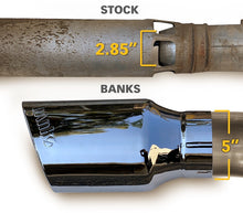 Load image into Gallery viewer, Banks Power 20-21 Chevy/GMC 2500/3500 6.6L Monster Exhaust System with Cerakote Black Tip