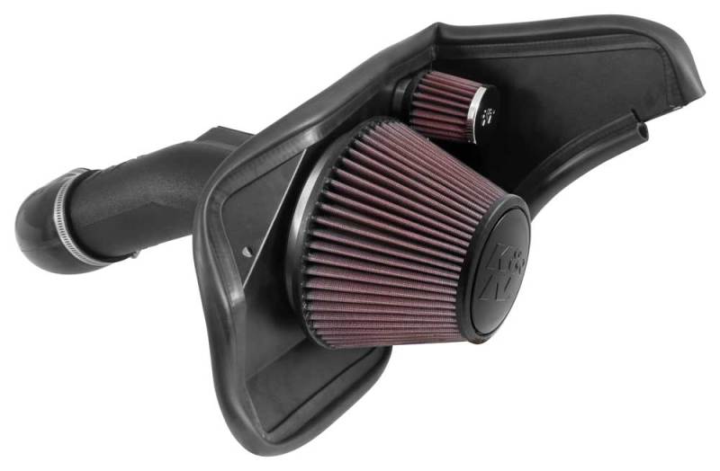K&N Engineering Part 63-3084 Cold Air Intake System for 2013-2015 Cadillac ATS V6 3.6L - Enhanced Horsepower & Torque