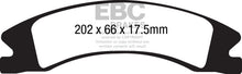 Load image into Gallery viewer, EBC 6000 Series Greenstuff Brake Pads for 4x4 Trucks and SUVs - Part Number EBCDP61885