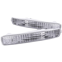Load image into Gallery viewer, ANZO 1996-1997 Honda Accord Euro Parking Lights with Chrome Housing and Clear Lens