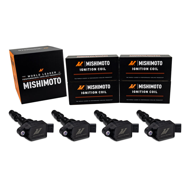 Mishimoto 19- Hyundai Veloster 2.0T Ignition Coil Set (4-Pack) - High-Performance Replacement for Hyundai Sonata and Kia Sorento
