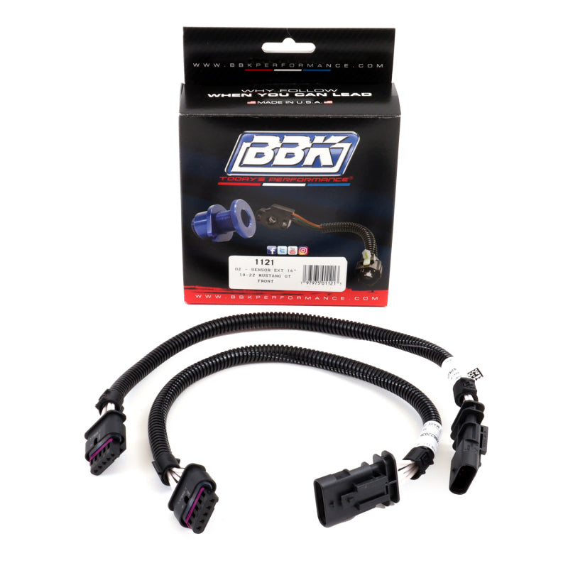 BBK 18-20 Ford Mustang GT O2 Sensor Wire Harness Extensions - 16 Inch Pair