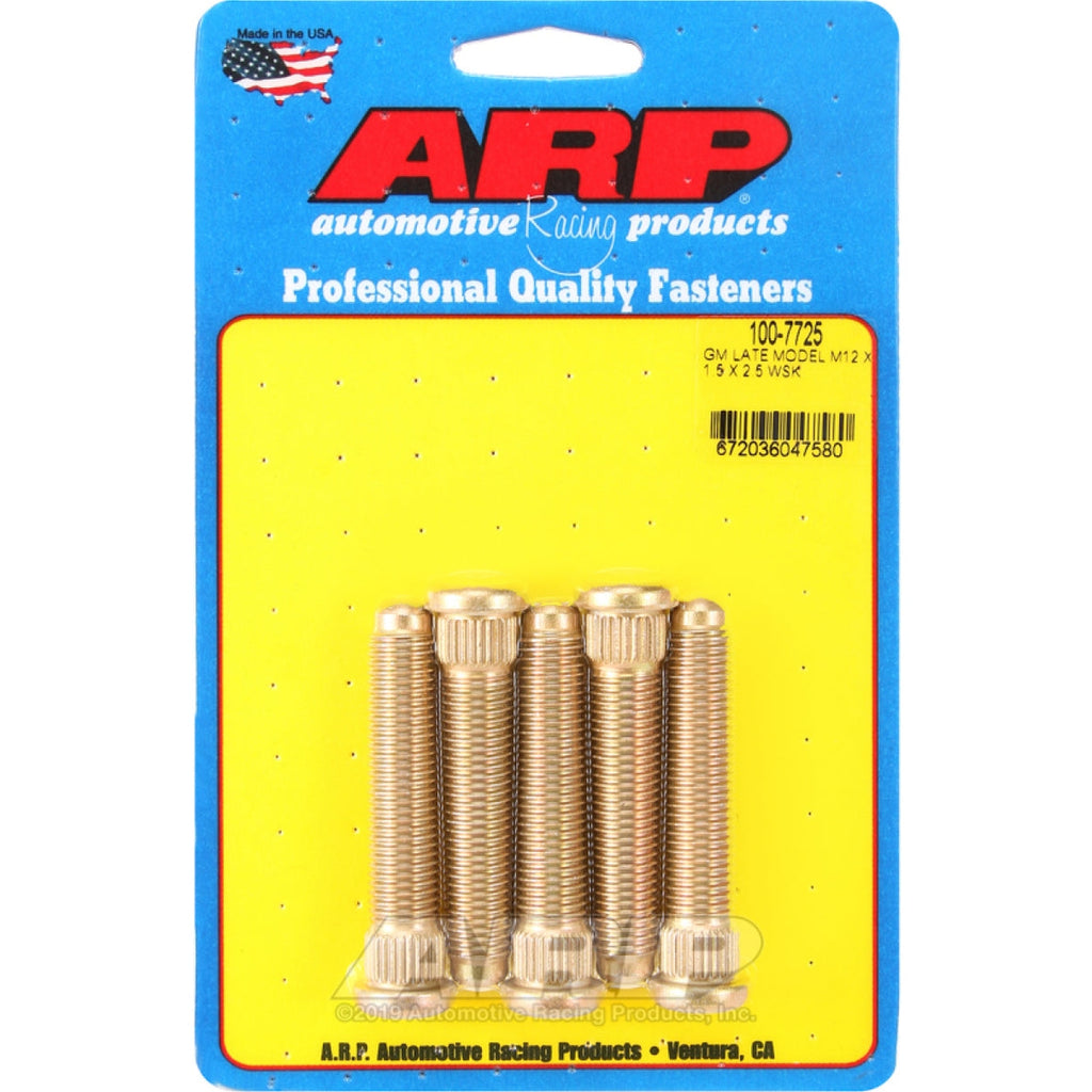 ARP Late Model GM M12x1.50 Wheel Stud Kit - 2.50 inches Length
