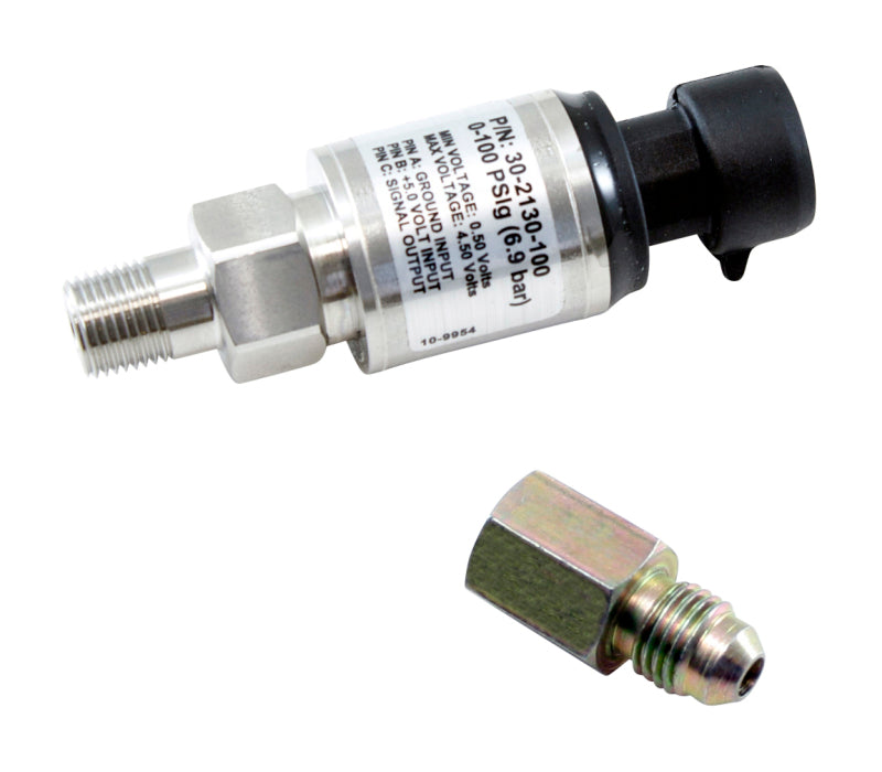 AEM 6.5 Bar MAP and 100 PSIG Stainless Steel Pressure Sensor Kit