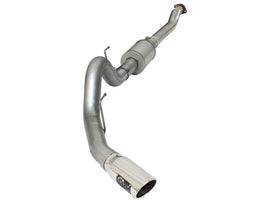 aFe Atlas 4-inch Cat-Back Exhaust System for Ford F-150 2015-2017 with Polished Tip and V6-2.7L/3.5L Engine