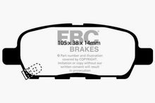 Load image into Gallery viewer, EBC Redstuff Ceramic Low Dust Rear Brake Pads for Infiniti G35 and Nissan 350Z * Part No. ebcDP31666C