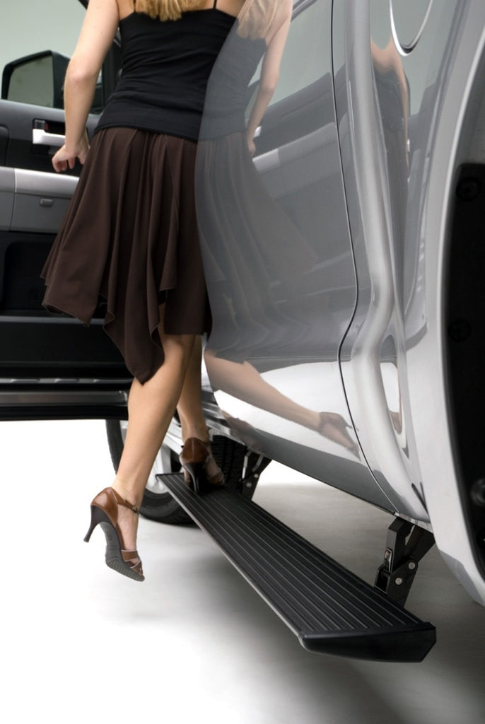 AMP Research PowerStep Automatic Running Boards for Toyota Tundra and Sequoia * Black, Part Number AMP75137-01A