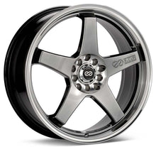 Load image into Gallery viewer, Enkei EV5 17x7 Hyper Black Wheel with Machined Lip, Part Number enk446-770-0145HB