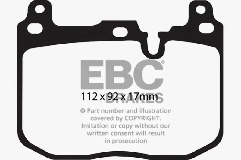 EBC Bluestuff NDX Full Race Brake Pads for BMW 2014-2015 Models