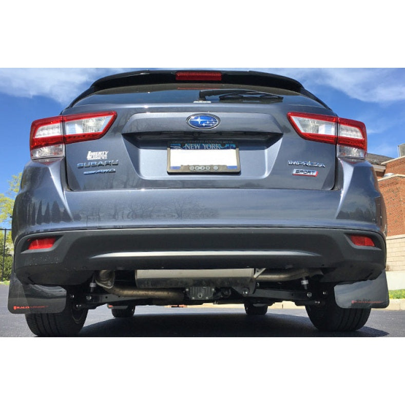 Rally Armor 17-23 Subaru Impreza 4D/5D Red UR Mud Flap with White Logo – Durable Polyurethane Protection