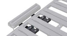 Load image into Gallery viewer, Rhino-Rack Pioneer LED and Spot Light Bracket Kit (Part RHR43156) – Strong Powder Coated Steel Mounting Solution for Rhino-Rack Pioneer Range