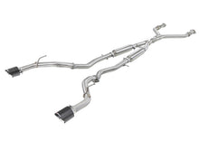 Load image into Gallery viewer, aFe Power Takeda 2.5-inch 304 Stainless Steel Cat-Back Exhaust with Carbon Fiber Tips for Infiniti Q60 2017-2021