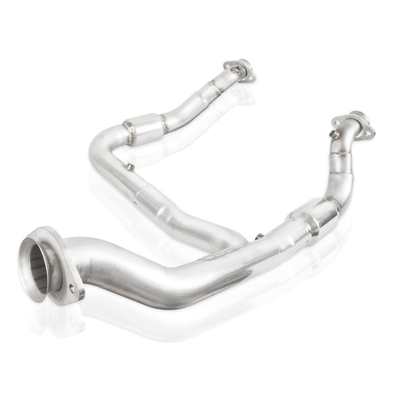 Stainless Works 15-20 Ford F-150 3.5L EcoBoost Downpipe with Catted Lead Pipes and Y-Pipe
