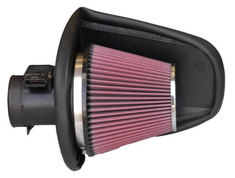 K&N Engineering 57-2523-2 High-Flow Air Intake System for Ford Mustang (1996-2001) - Improved Performance and Power