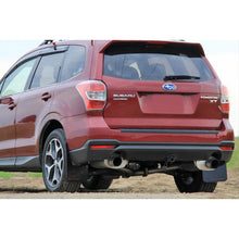 Load image into Gallery viewer, Rally Armor 14-18 Subaru Forester Black Mud Flap with Grey Logo – Durable Urethane Mud Guards for All-Weather Protection
