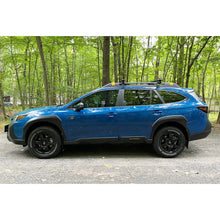 Load image into Gallery viewer, Rally Armor 22-25 Subaru Outback Wilderness Black Mud Flap with Blue Logo - Durable Polyurethane Construction
