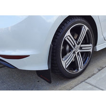 Load image into Gallery viewer, Rally Armor 15-17.5 MKVII VW Golf R Black UR Mud Flap with White Logo