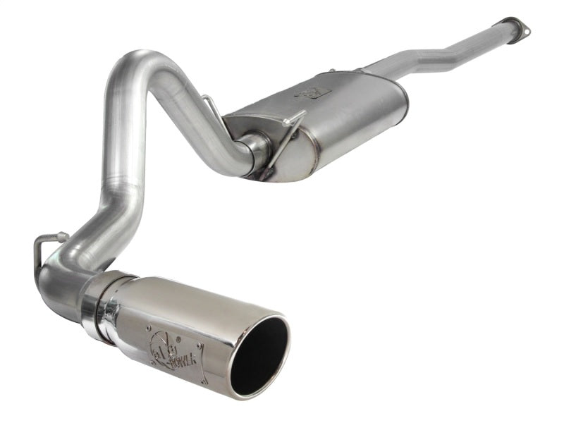 aFe Mach Force XP Dual Exhaust System for 2005-2013 Toyota Tacoma V6-4.0L with Polished Stainless Steel Tips