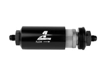 Load image into Gallery viewer, Aeromotive In-Line Filter with 100 Micron Stainless Steel Element - AN-06 Male Fittings
