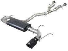 Load image into Gallery viewer, aFe Large Bore HD 3-inch Stainless Steel Cat-Back Exhaust System with Black Tips for Jeep Grand Cherokee (WK2) 2014-2016 V6-3.6L