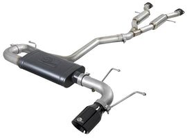aFe Large Bore HD 3-inch Stainless Steel Cat-Back Exhaust System with Black Tips for Jeep Grand Cherokee (WK2) 2014-2016 V6-3.6L