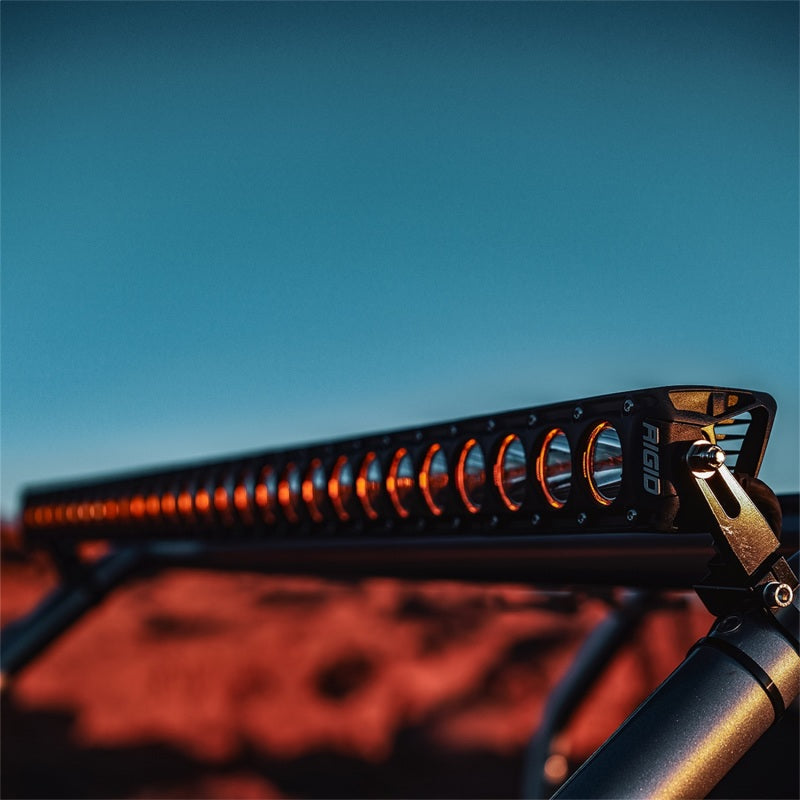 Rigid Industries Revolve 40-inch LED Light Bar with Amber Trim Ring * High-Performance Automotive Lighting