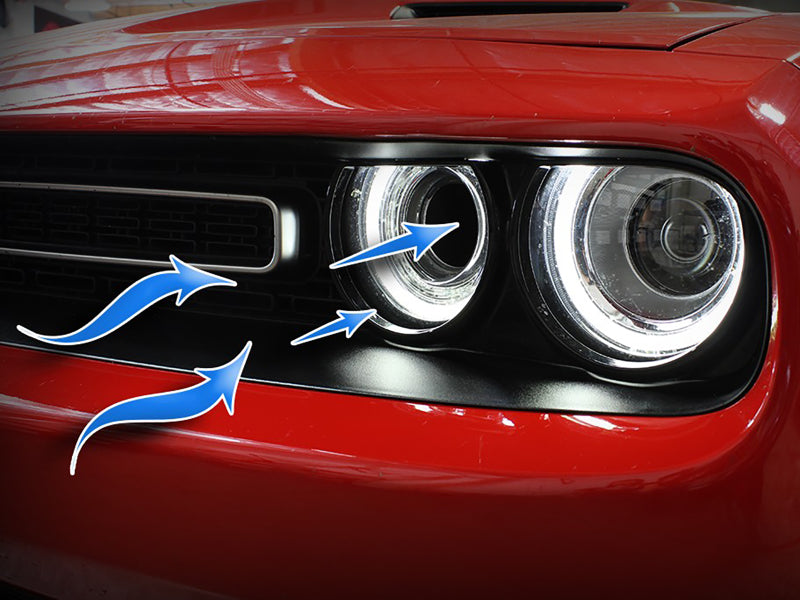 aFe Momentum GT Air Scoop for Dodge Challenger 2019-2023 R/T V8-6.4L HEMI with Scat Pack