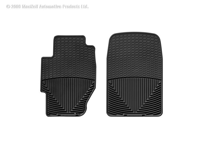 WeatherTech All-Weather Front Floor Mats for 2003-2009 Mazda 3 and Honda Civic - Black