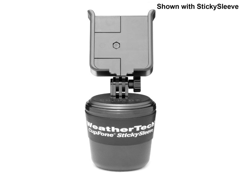 WeatherTech CupFone StickySleeve Phone Holder Accessory, Black – Part wet8ACF46SS