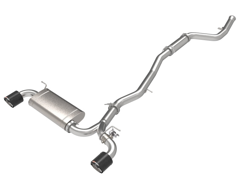 aFe Power Takeda Cat-Back Exhaust System for Toyota GR Supra 2021-2024 with Carbon Fiber Tips
