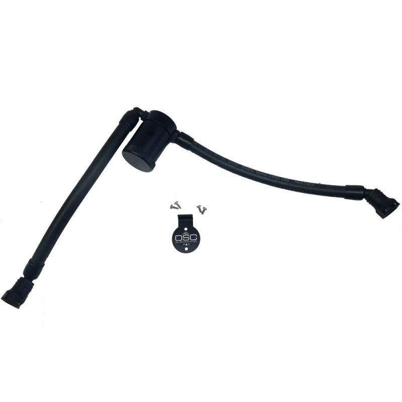 J&L JLT3033D-B Oil Separator 3.0 Driver Side Black Anodized for 2005-2010 Ford F-150 5.4L