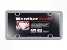 Load image into Gallery viewer, WeatherTech Black ClearFrame License Plate Frame Kit - Durable and Easy to Install