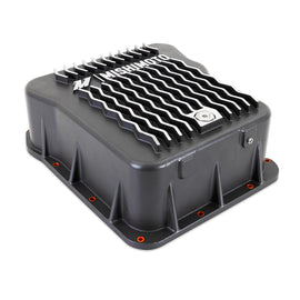 Mishimoto Aluminum Transmission Pan for 2001-2019 Chevy/GMC Duramax 6.6L - Cast Aluminum, Gunmetal Gray