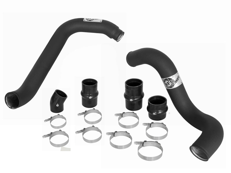 aFe BladeRunner 3-inch Aluminum Hot and Cold Charge Pipe Kit for 2006-2007 Ford F-250 Super Duty Diesel Trucks V8-6.0L (Part Number: afe46-20104-B)
