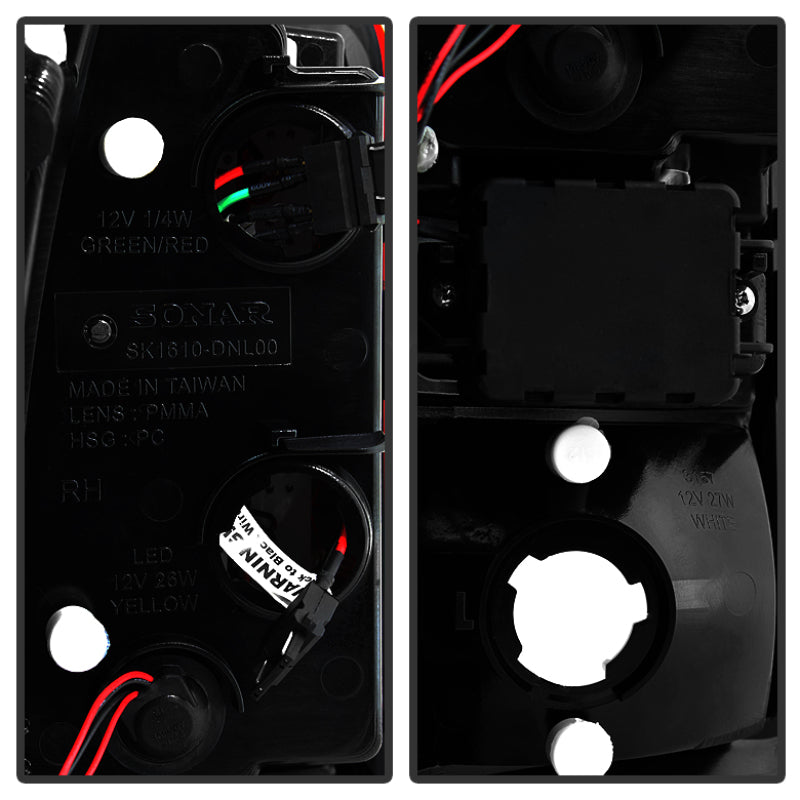 Spyder LED Tail Lights for Chevy Suburban and Tahoe 2000-2006 * Red and Clear Finish