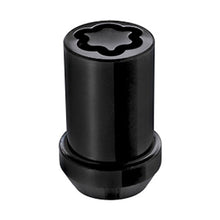 Load image into Gallery viewer, McGard Black Tuner Style Cone Seat Wheel Lock Set M12 x 1.5 - 4 Locks with Key for Volvo 940 and 960
