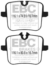 Load image into Gallery viewer, EBC Redstuff Ceramic Rear Brake Pads for 2018+ BMW M5 and M760i xDrive * Part Number EBCDP32320C